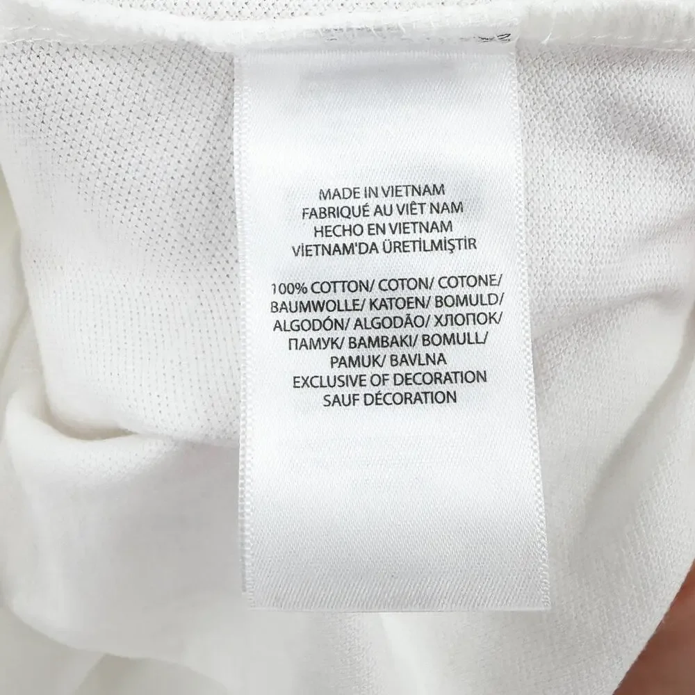 POLO RALPH LAUREN Long Sleeve Polo Shirt Size XLT NEW White $170
